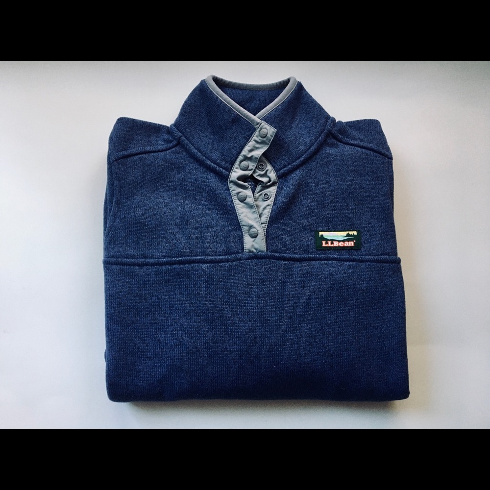 L.L. Bean Sweater Fleece Pullover